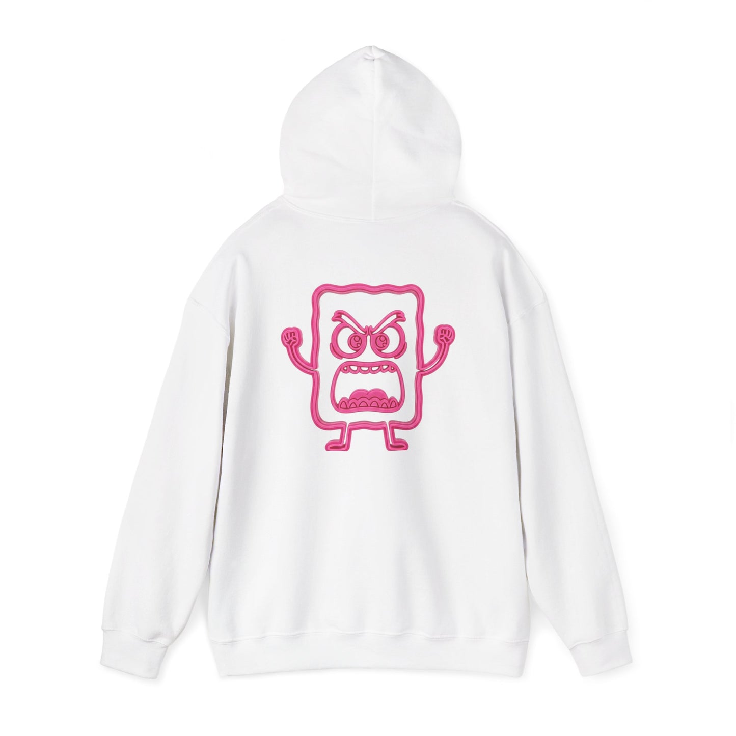 Pink Camo 'MC' Logo Hoodie — Angry Pink Monster Graphic Pullover