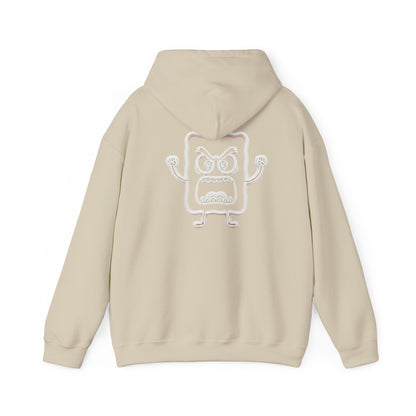 Hoodie — 'MC Mad Cobbler' Graphic Logo Hoodie with Angry Cartoon Back Print