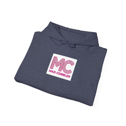 Hoodie — 'MC Mad Cobbler' Graphic Logo Hoodie with Angry Cartoon Back Print