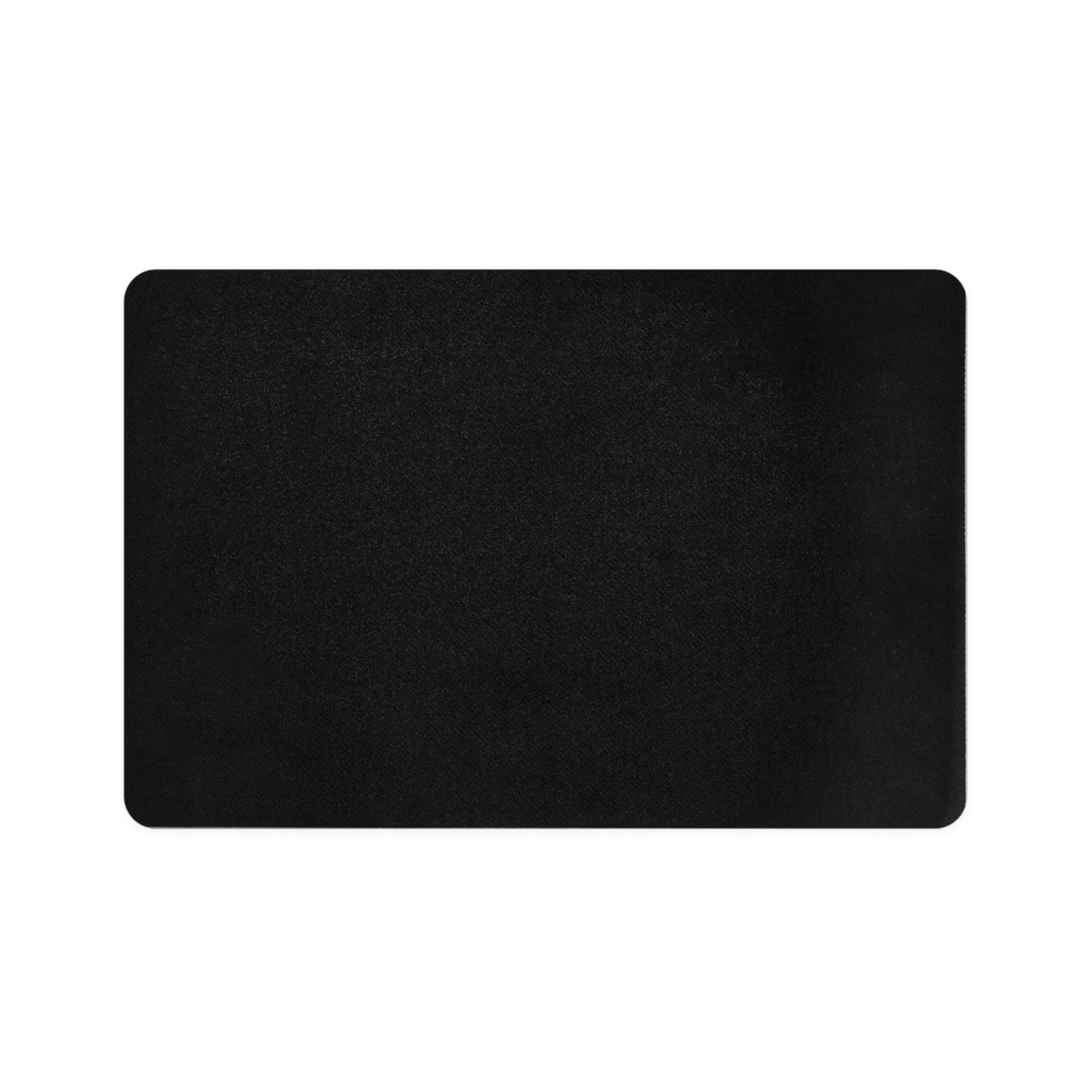 Pet Food Mat — Funny Walking Mad Cobbler & Dog Paw Print Placemat (12x18)