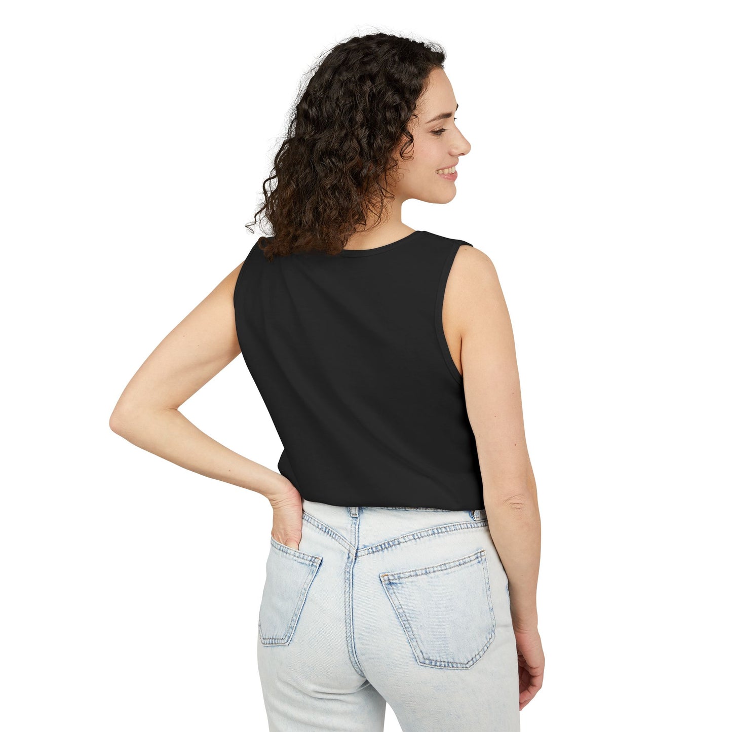 Ladies  MC' Neon Logo Tank Top — 3.14 Math Club Graphic Tank