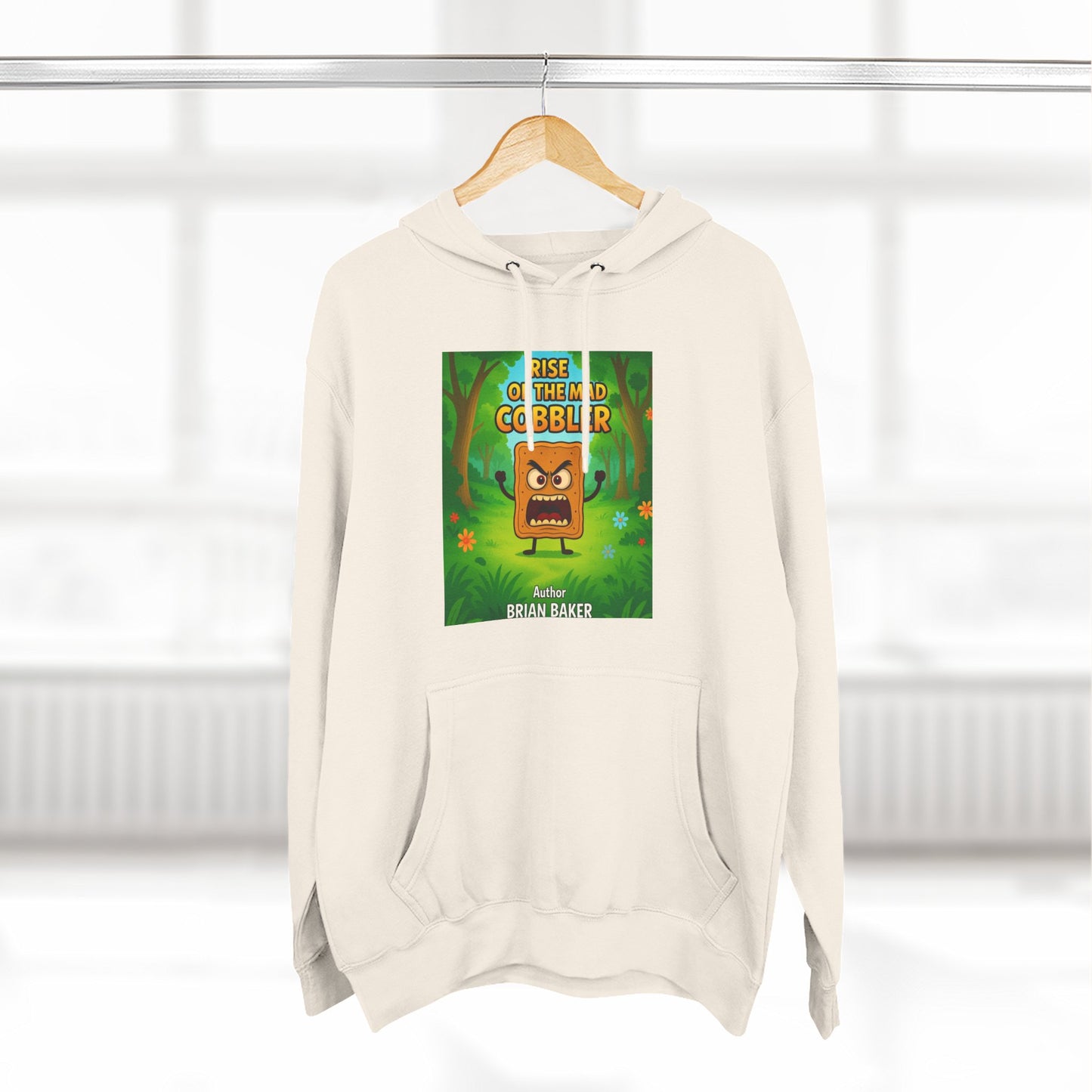 Three-Panel Fleece Hoodie