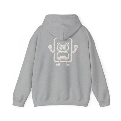 Hoodie — 'MC Mad Cobbler' Graphic Logo Hoodie with Angry Cartoon Back Print