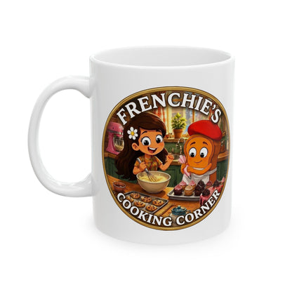 Frenchie's Cooking Corner Ceramic Coffee Cup (11oz & 15oz)