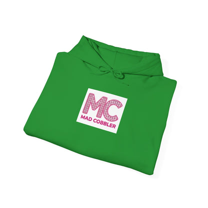 Hoodie — 'MC Mad Cobbler' Graphic Logo Hoodie with Angry Cartoon Back Print