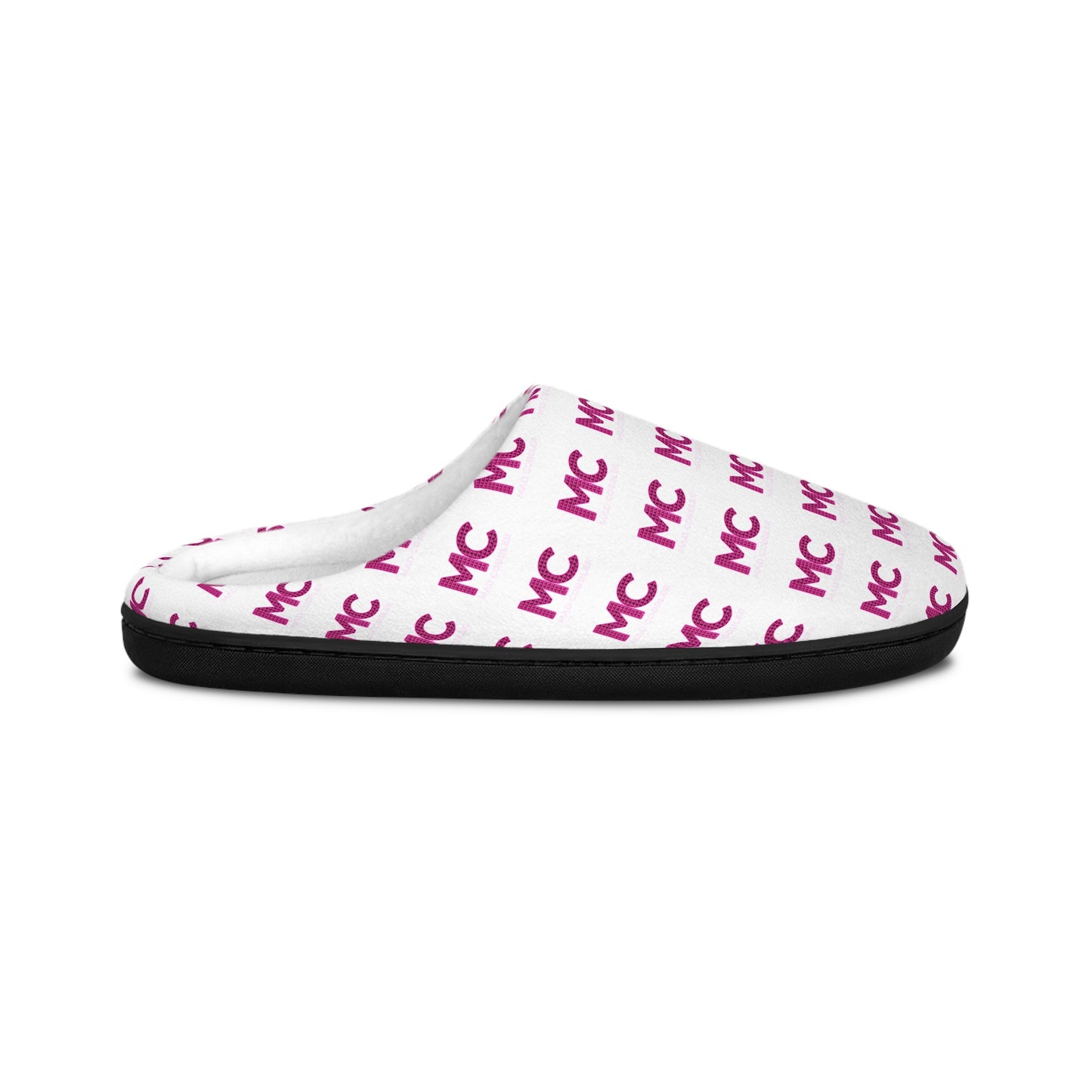 Monogram MC Cozy Indoor Slippers — Women's Soft House Slides