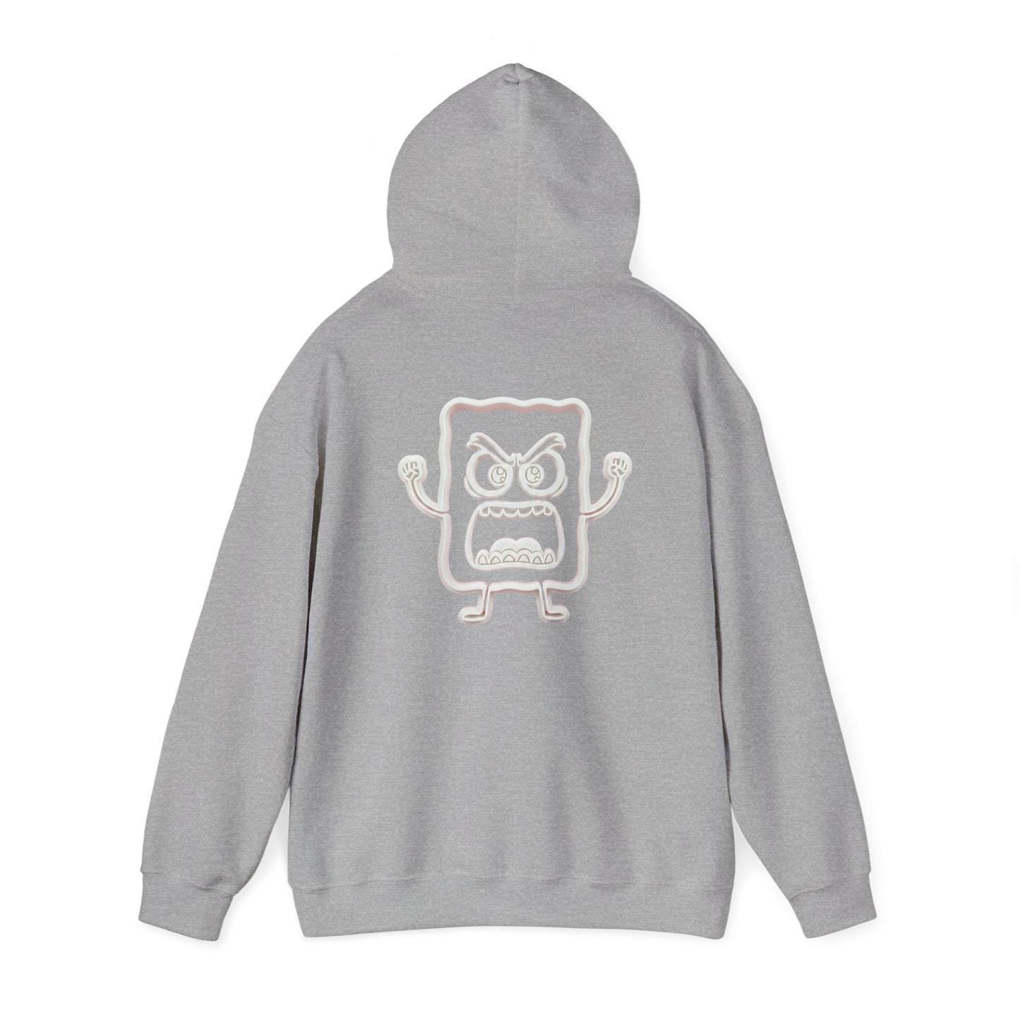 Hoodie — 'MC Mad Cobbler' Graphic Logo Hoodie with Angry Cartoon Back Print