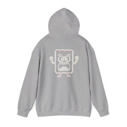 Hoodie — 'MC Mad Cobbler' Graphic Logo Hoodie with Angry Cartoon Back Print