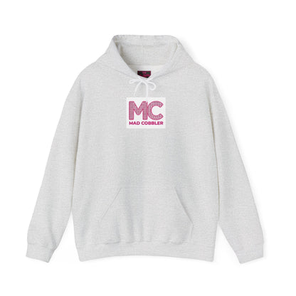 Hoodie — 'MC Mad Cobbler' Graphic Logo Hoodie with Angry Cartoon Back Print