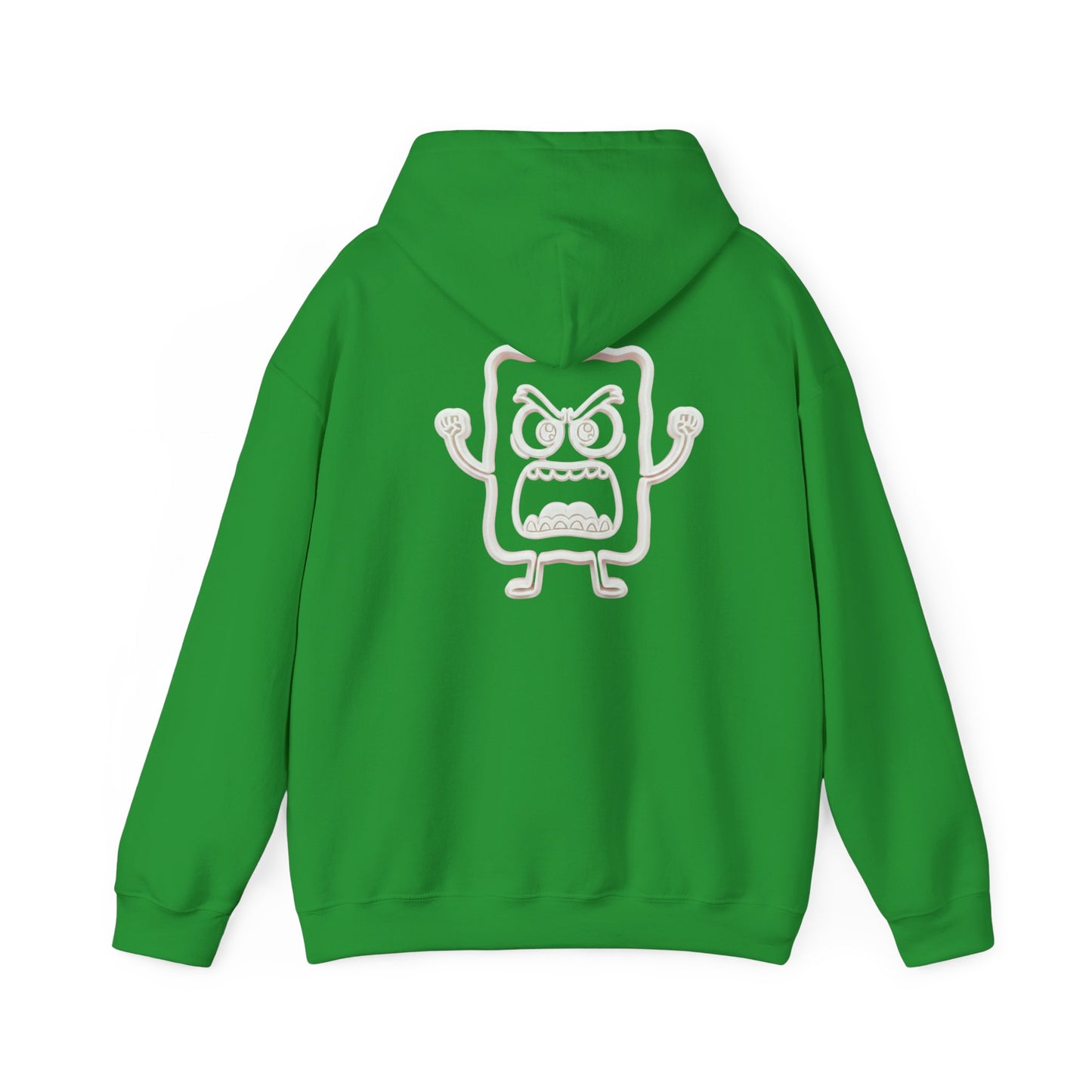 Hoodie — 'MC Mad Cobbler' Graphic Logo Hoodie with Angry Cartoon Back Print